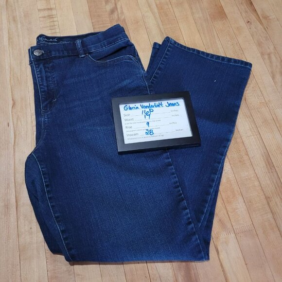 Gloria Vanderbilt All Around Slimming Jean Denim Jordyn Curvy Bootcut Womens 16P - Picture 4 of 8